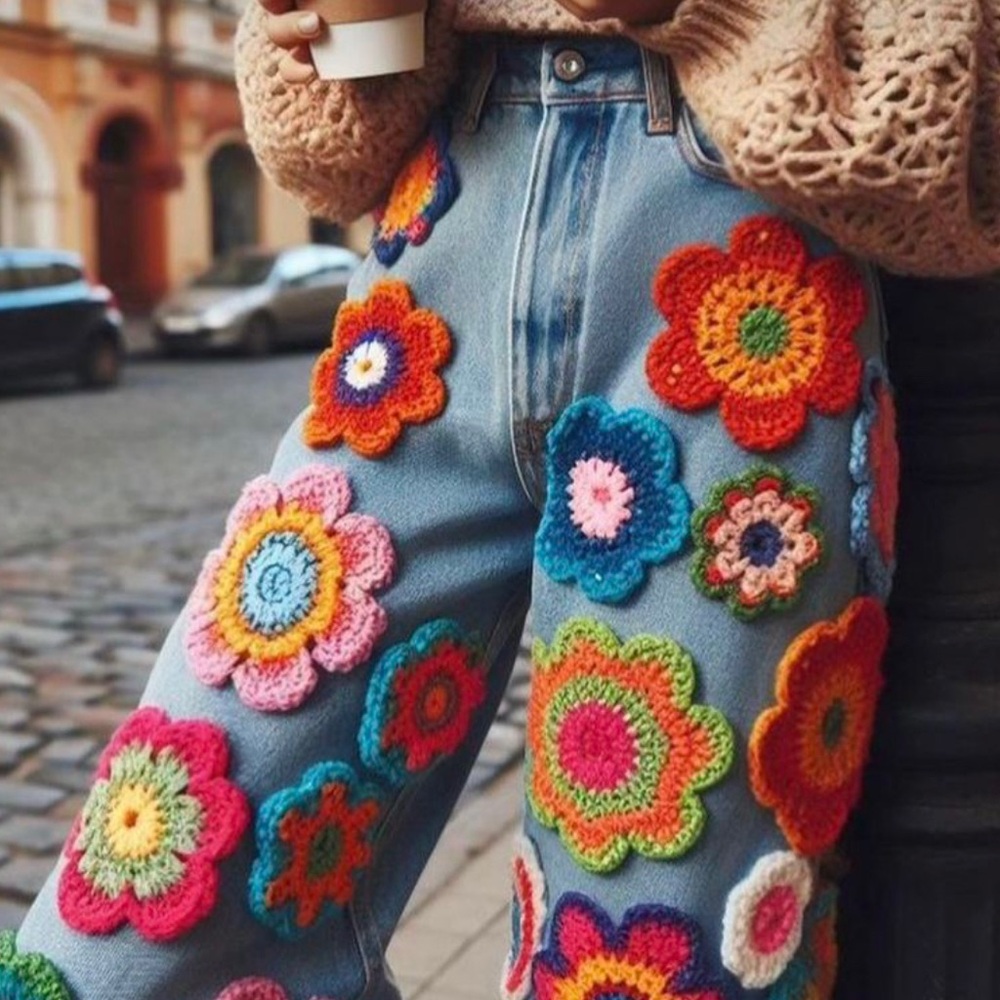 Crochet flower coasters - Picture 10 of 10